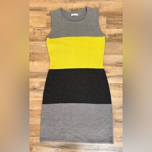 Calvin Klein Women’s Sleeveless Color Block Sweater Dress Size S